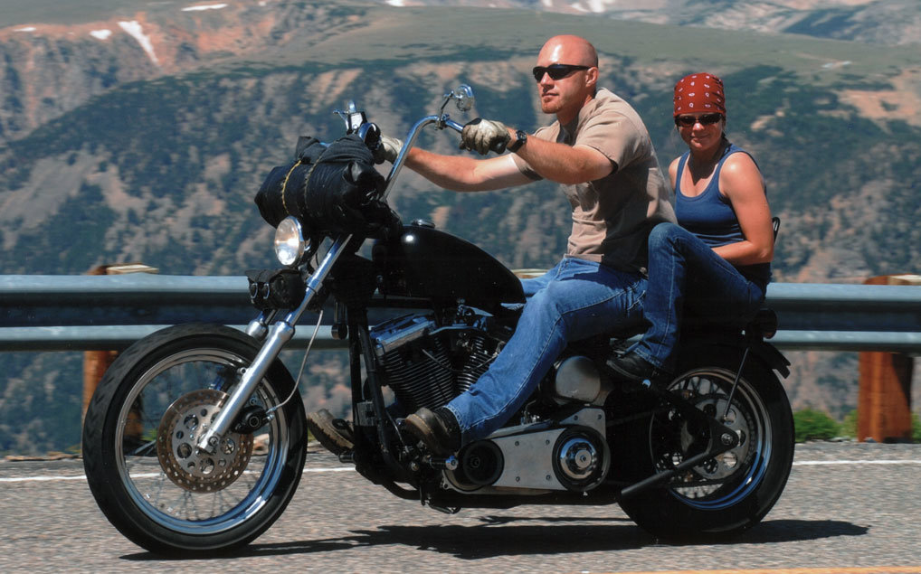 Jolene Geary enjoying a ride in the Black Hills SD