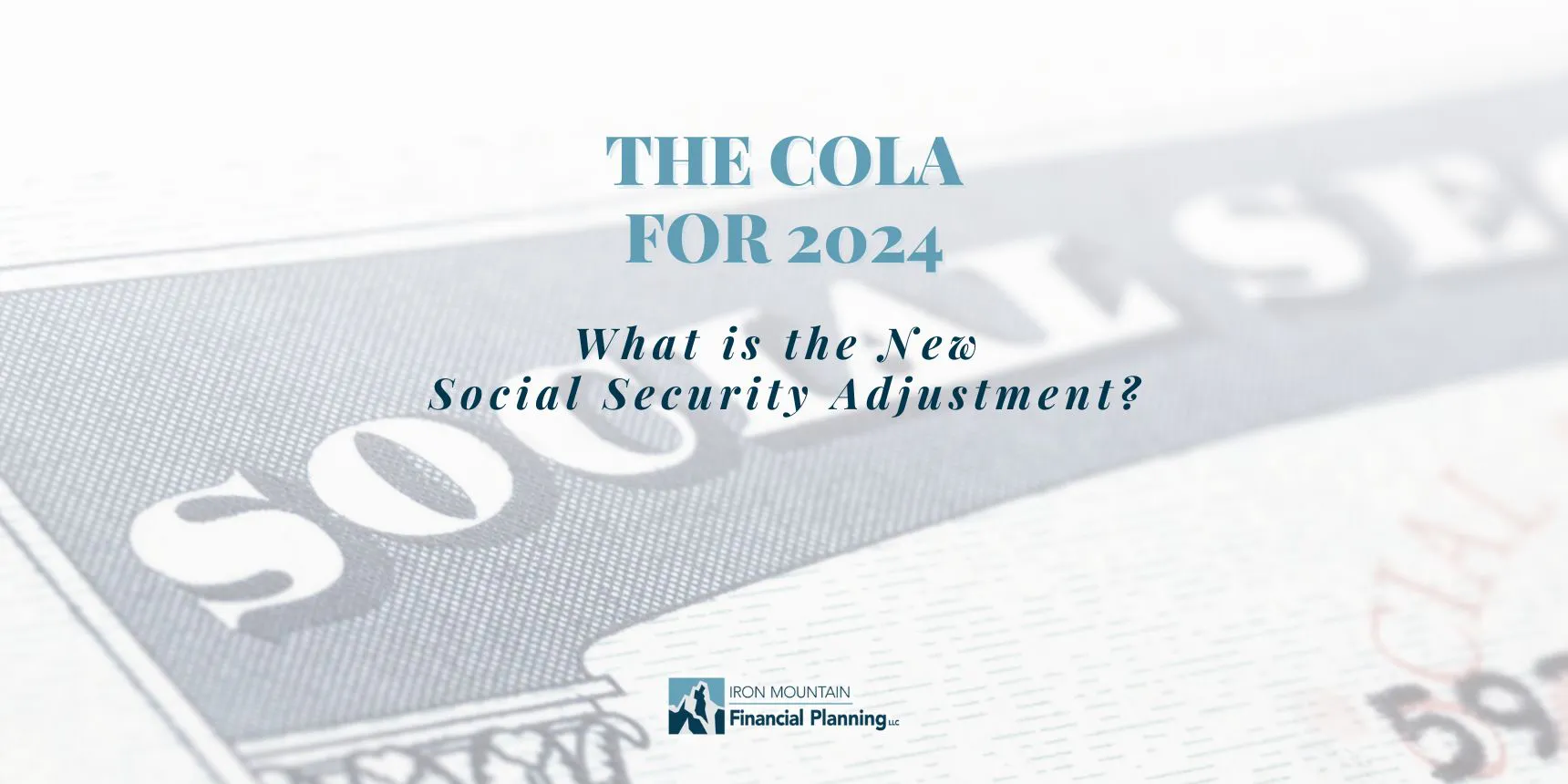 Social Security COLA Adjustment for 2024